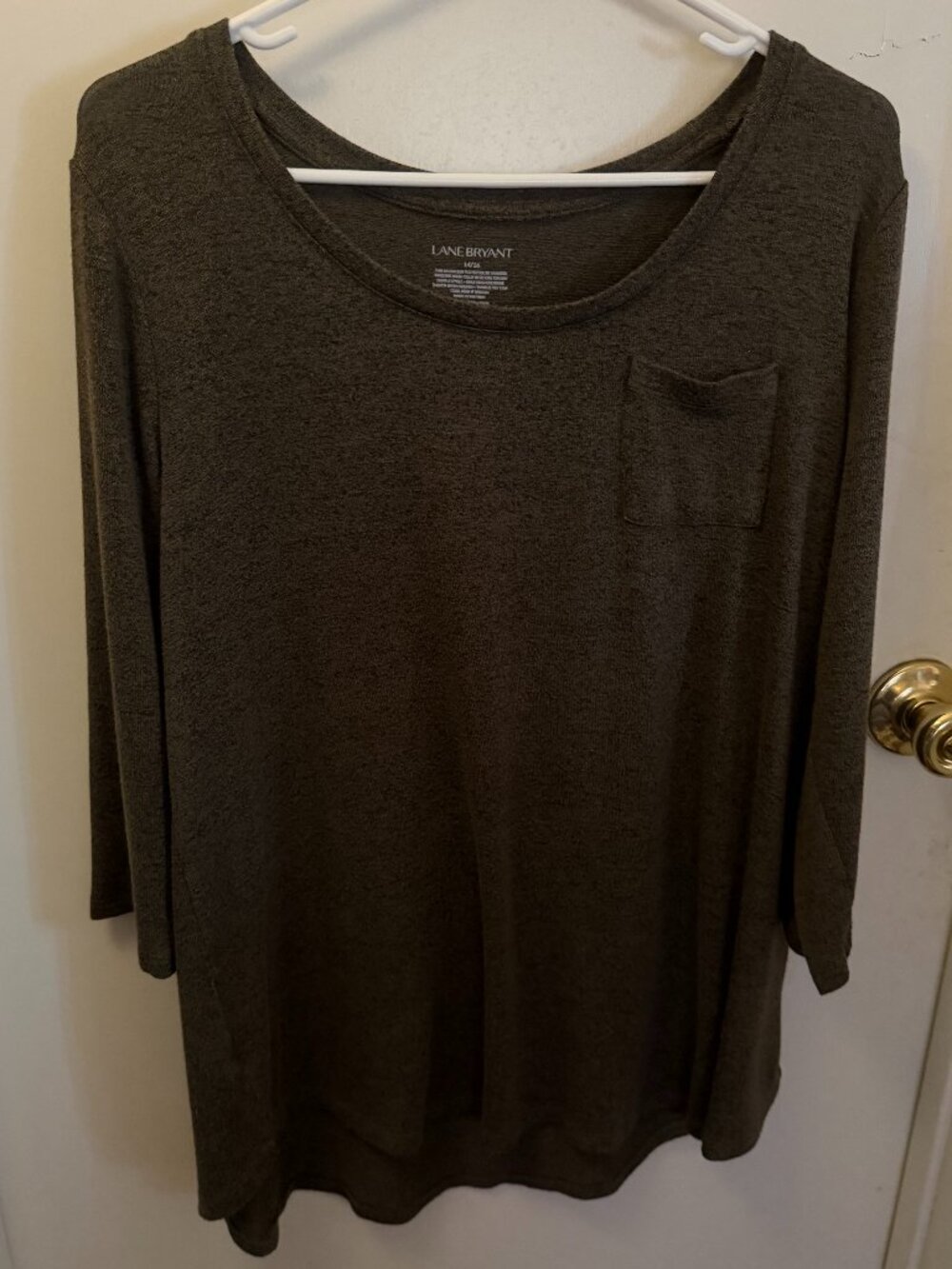 Lane Bryant Gray Top W 14-16